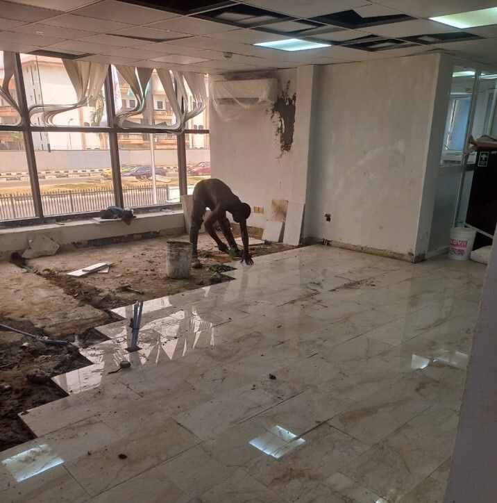 Office Renovation in Progress
